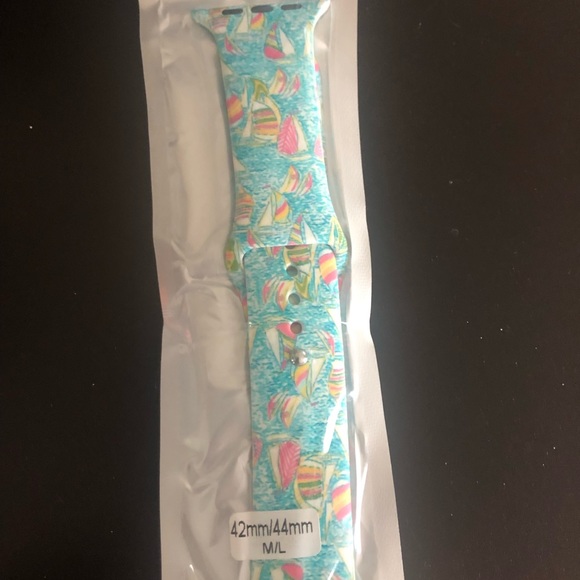 Lilly Pulitzer Accessories - NIP Lilly Pulitzer YGR print Apple Watch band